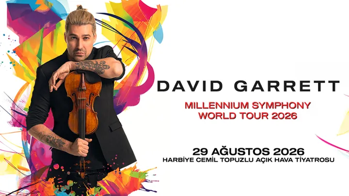 David Garrett: Millennium Symphony Open Air Tour 2026 etkinlik görseli