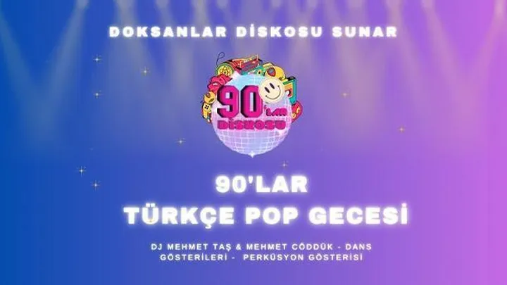 Doksanlar Diskosu etkinlik görseli