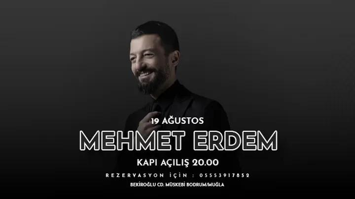 Mehmet Erdem etkinlik görseli