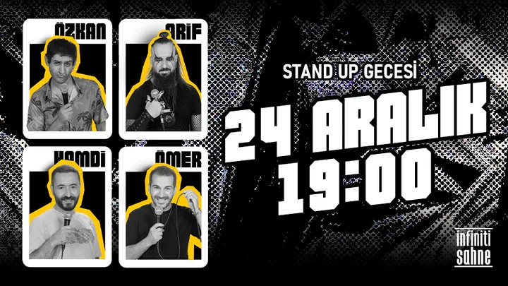 Stand up Bir Saat Arif Hamdi Özkan Ömer etkinlik görseli