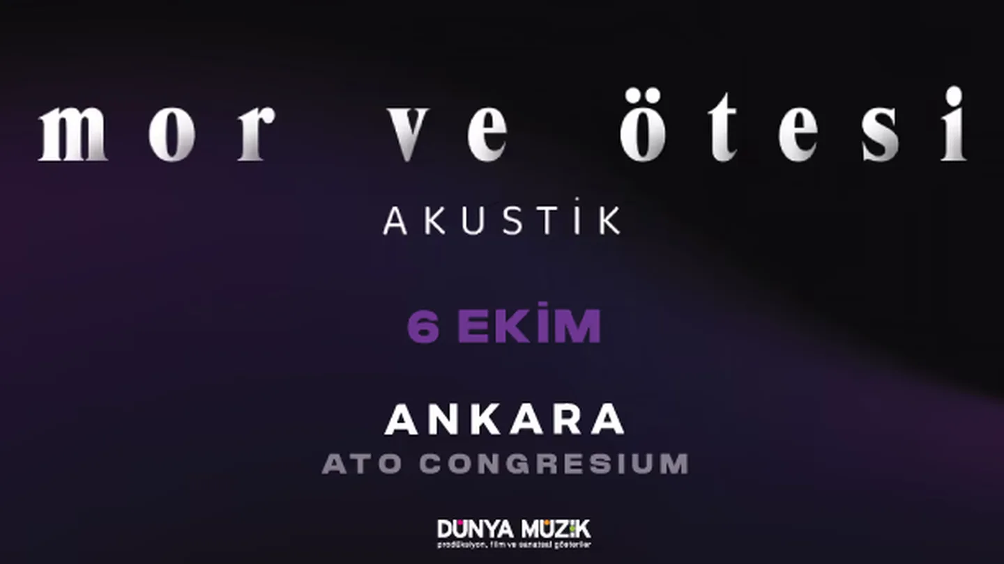 mor ve ötesi Akustik etkinlik görseli