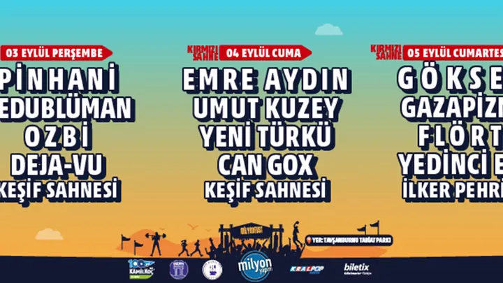 Milyonfest Didim 2026 - Cumartesi etkinlik görseli