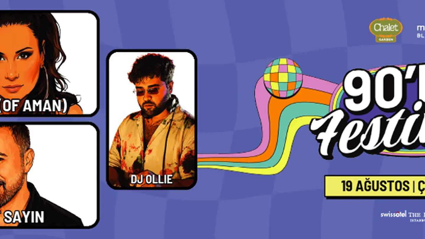 Chalet Garden 90'lar Türkçe Pop Festivali etkinlik görseli
