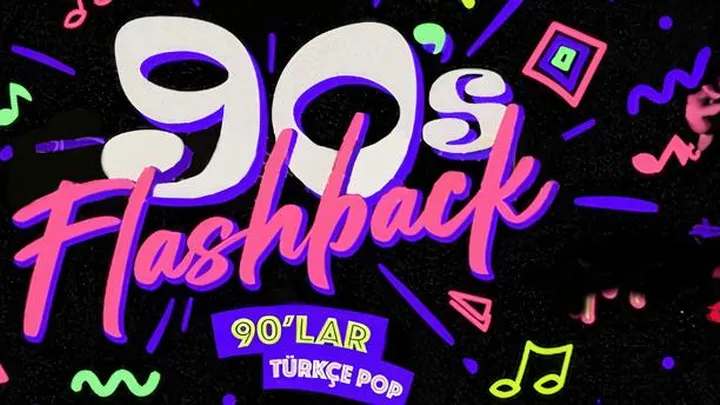 Flashback 90'lar Türkçe Pop Gecesi etkinlik görseli