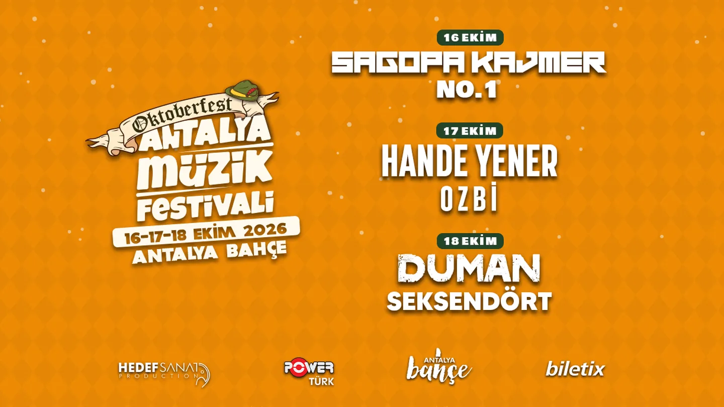 Oktoberfest X Antalya Müzik Festivali - 2.Gün (Hande Yener - Ozbi) etkinlik görseli
