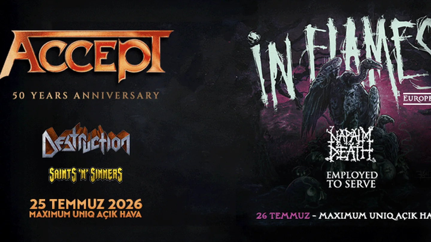 In Flames & Accept Kombine etkinlik görseli